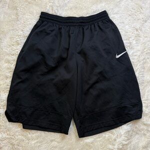 Nike men’s Black Athletic Shorts large 10” inseam no liner